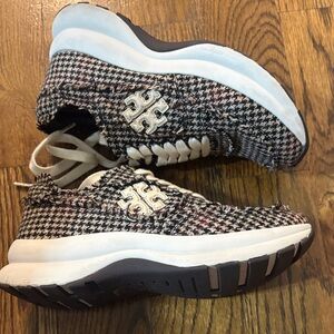 Tory Burch Black and White Sneakers